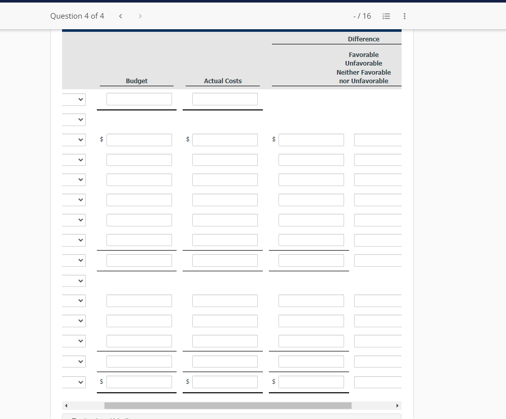 follows. Oriole Company Budget Report Assembling Department For the Month Ended August