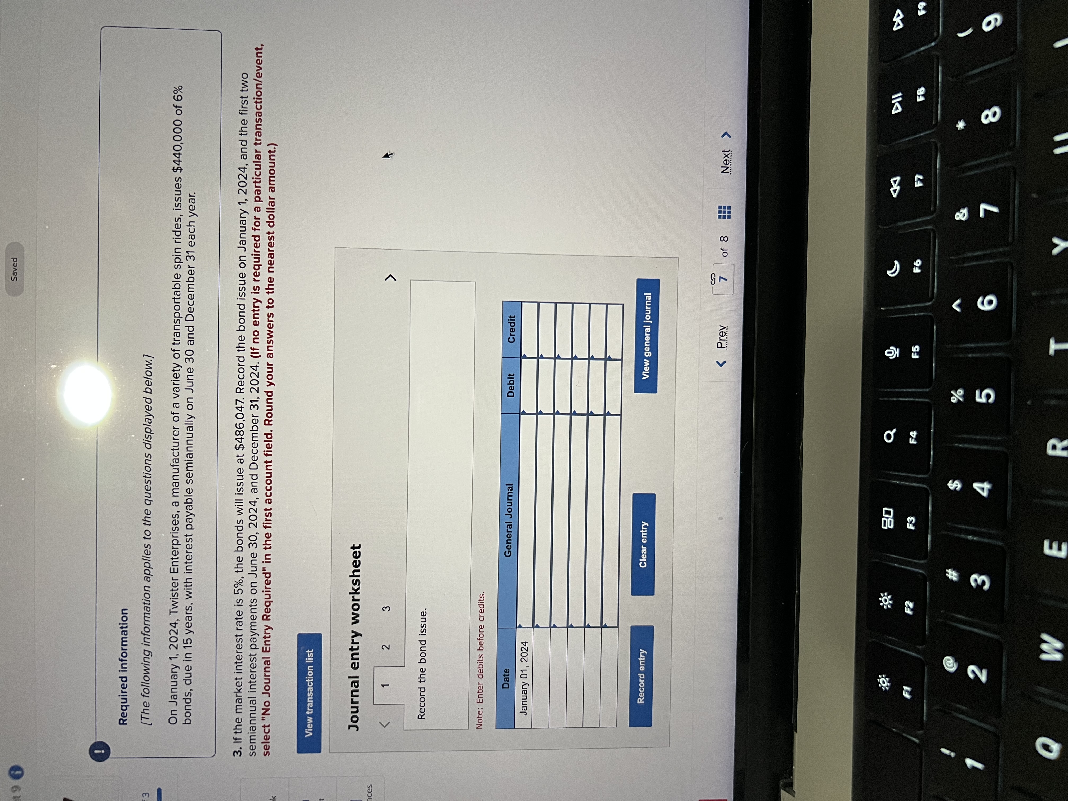incorrect for the work you have completed so far. It does Required