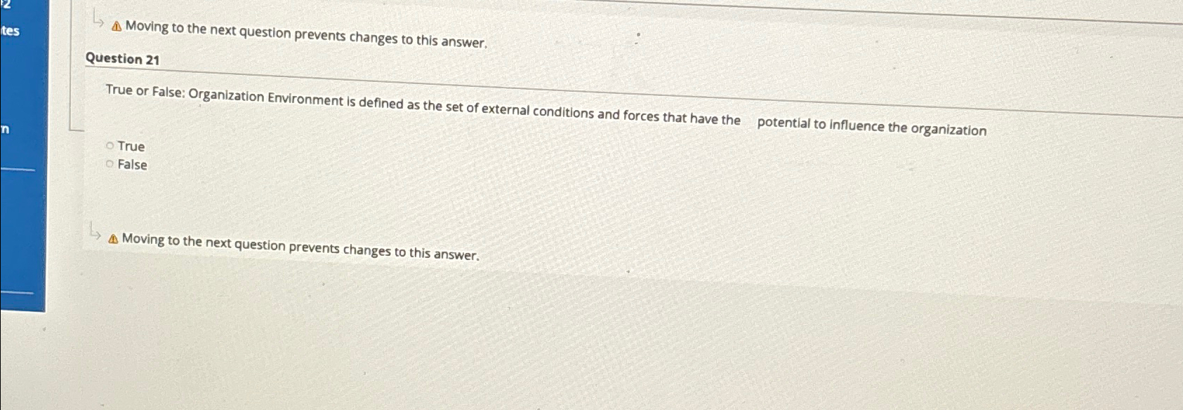  Moving to the next question prevents changes to this answer. Question