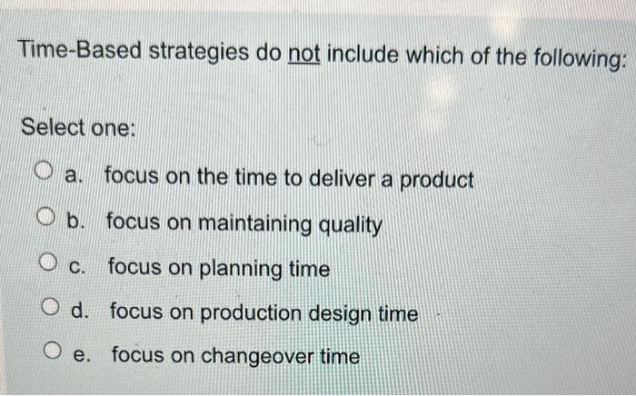 Hello can someone help me with this please Time-Based strategies do not
