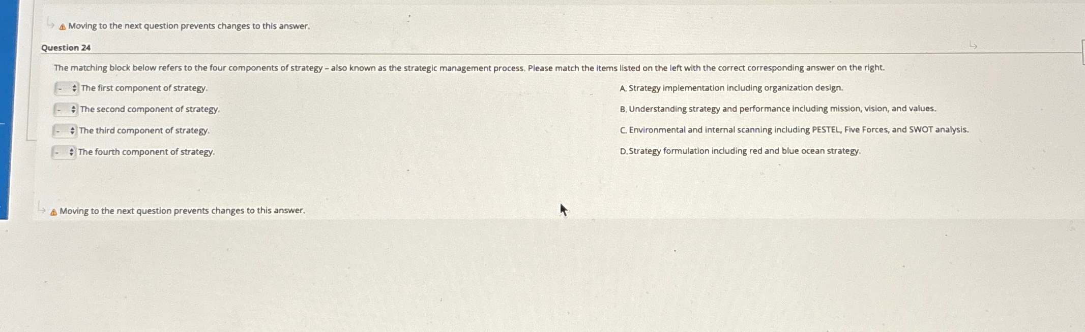  Moving to the next question prevents changes to this answer. Question