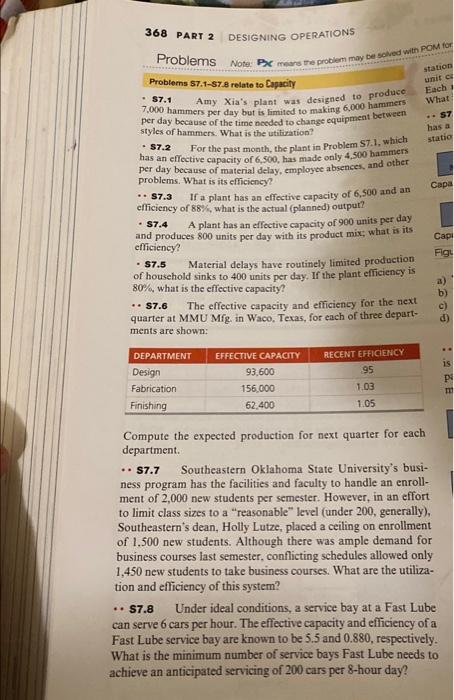  Problems Note: Px mears tre problem may be solved with Problems