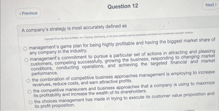 of both its customer value proposition and if it does not entail