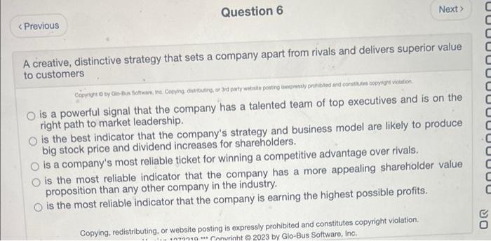 crucial elements of a company's business model are its proposition for satisfying