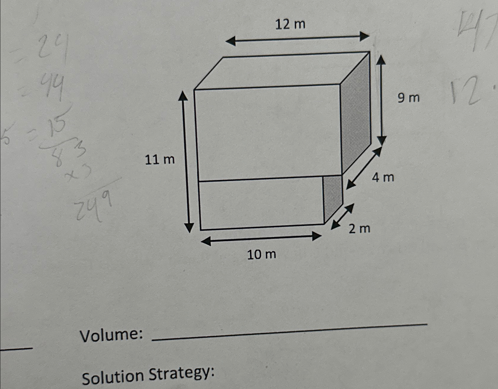  2 Volume Solution Strategy: 