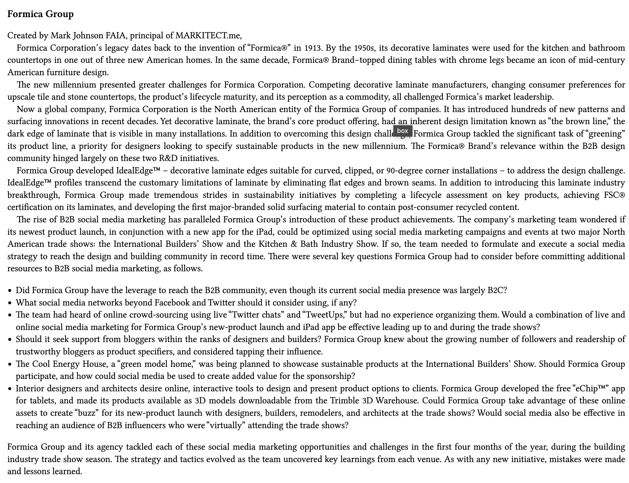  What were the possible risks attached to using a new medium