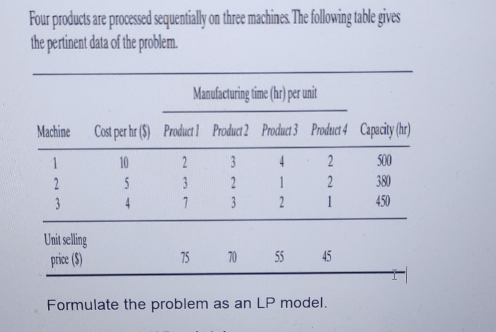Hello could you solve Operational Research question? Hello could you solve
