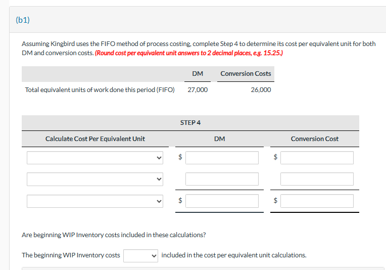 the costs associated with manufacturing paper towels for the past month. Beginning