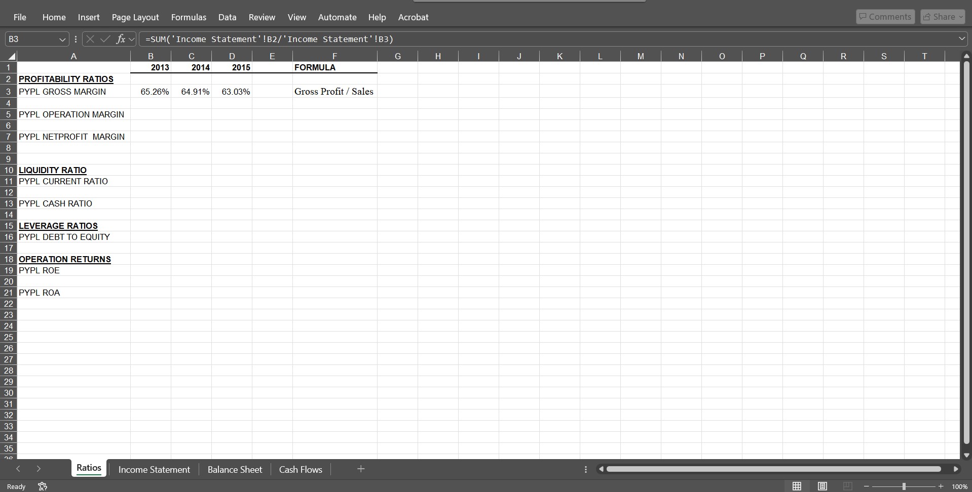 File Home Insert Page Layout Formulas Data Review View Automate Help