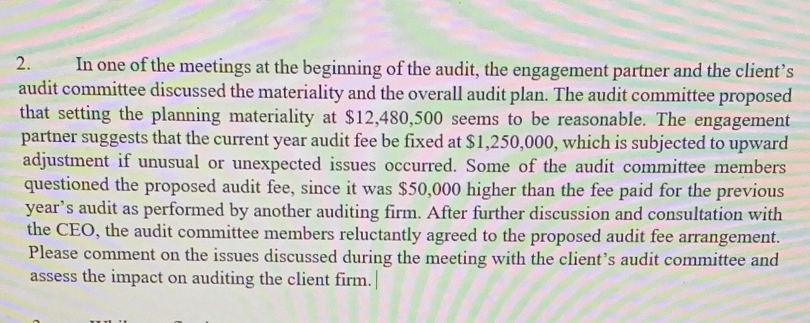 URGENT** Need help Commenting on issues discussed during the meeting with client's