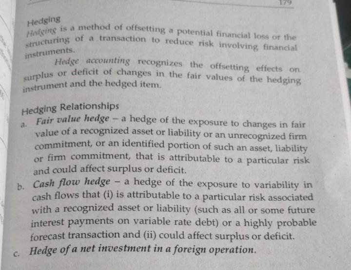 What can you about hedging and hedging relationships Hedging Hedging is a