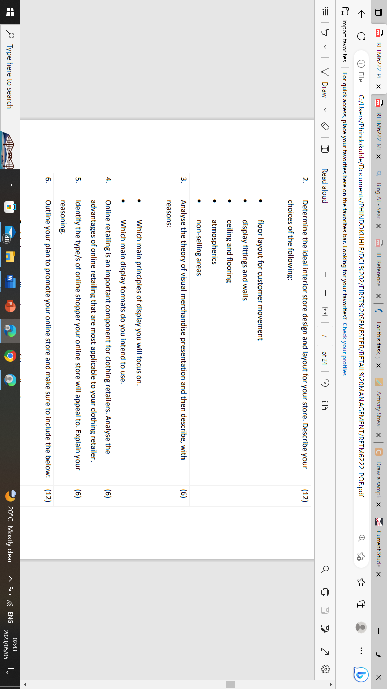2. Determine the ideal interior store design and layout for your