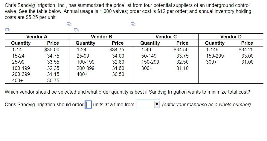 Please answer using Excel and please show work & Formulas thank you!