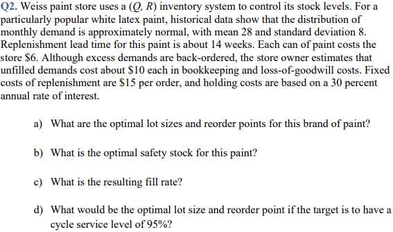 PLEASE FIND C AND D, I NEED THEM SPECIFICALLY. (Q,R) = (81,124)