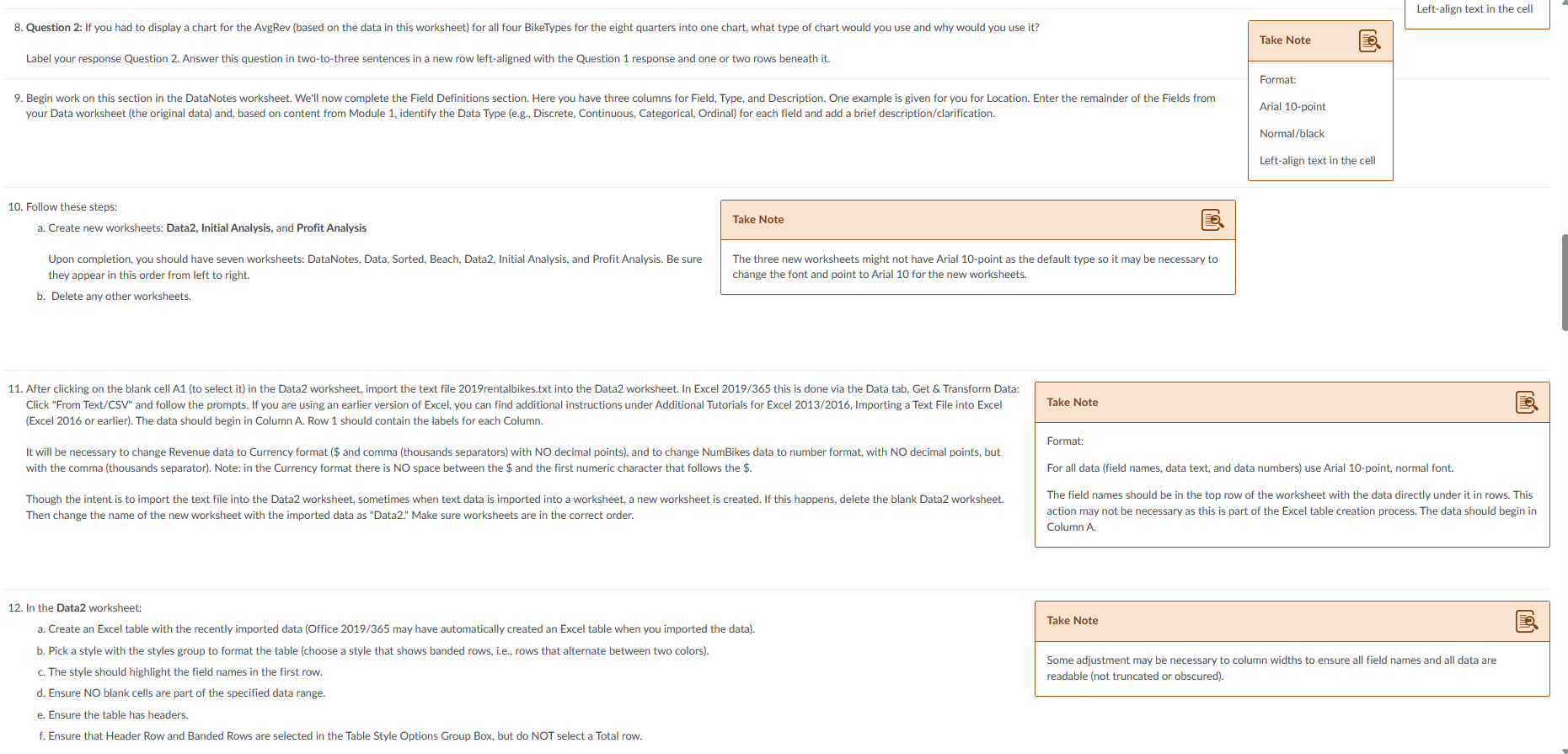 Instructions Excel Exercise 2 builds directly on your work from Excel Exercise