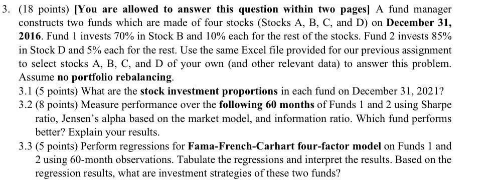  3. (18 points) [You are allowed to answer this question within