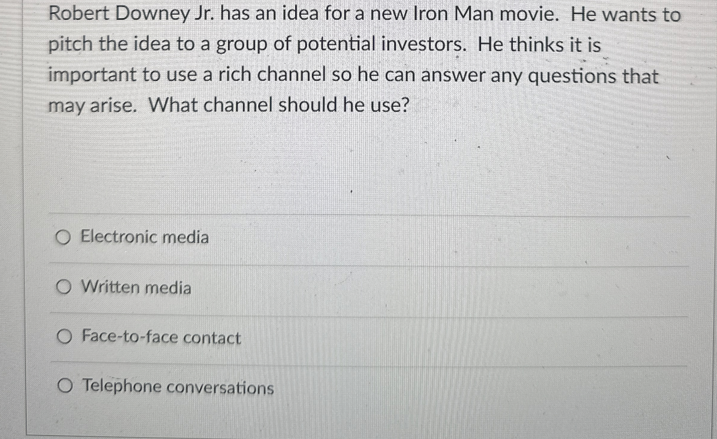  Robert Downey Jr. has an idea for a new Iron Man