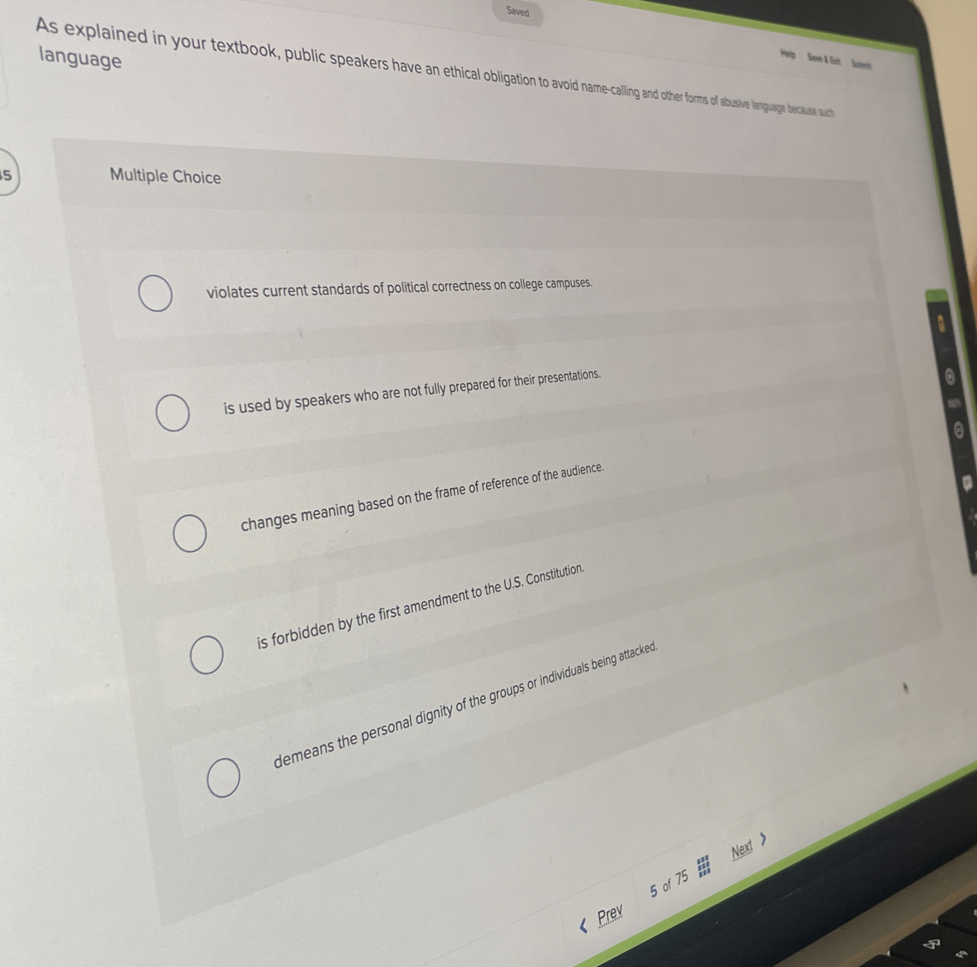  Saved S Simat As explained in your textbook, public speakers have
