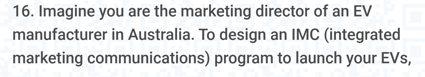 What should be the key message in the IMC program, list and