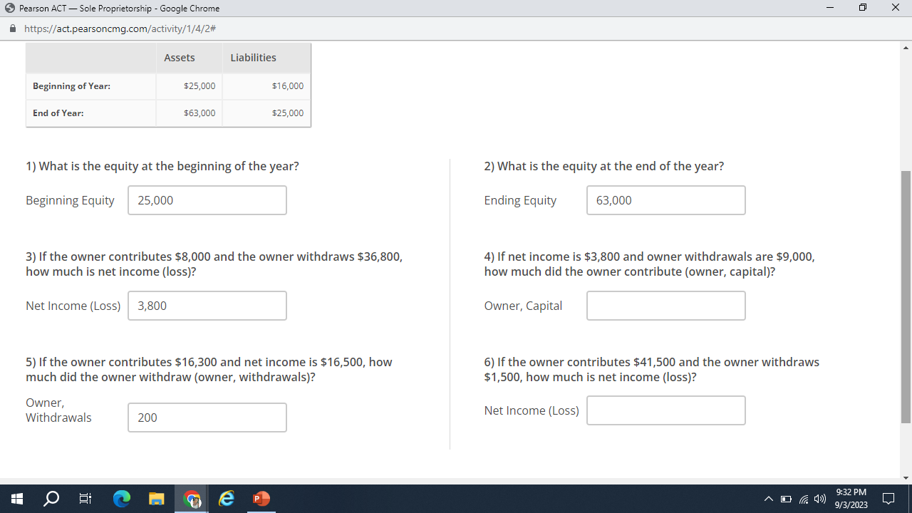 X A https://act.pearsoncmg.com/activity/1/4/1 Pea Accounting Cycle Tutorial Step 1: Account Balances OOO.OOO