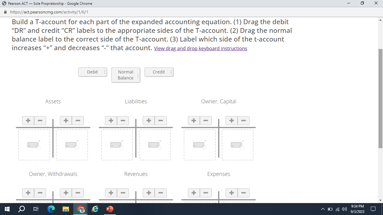 > AS 4 Balancing the Expanded Accounting Equation Glossary Re ? HINT