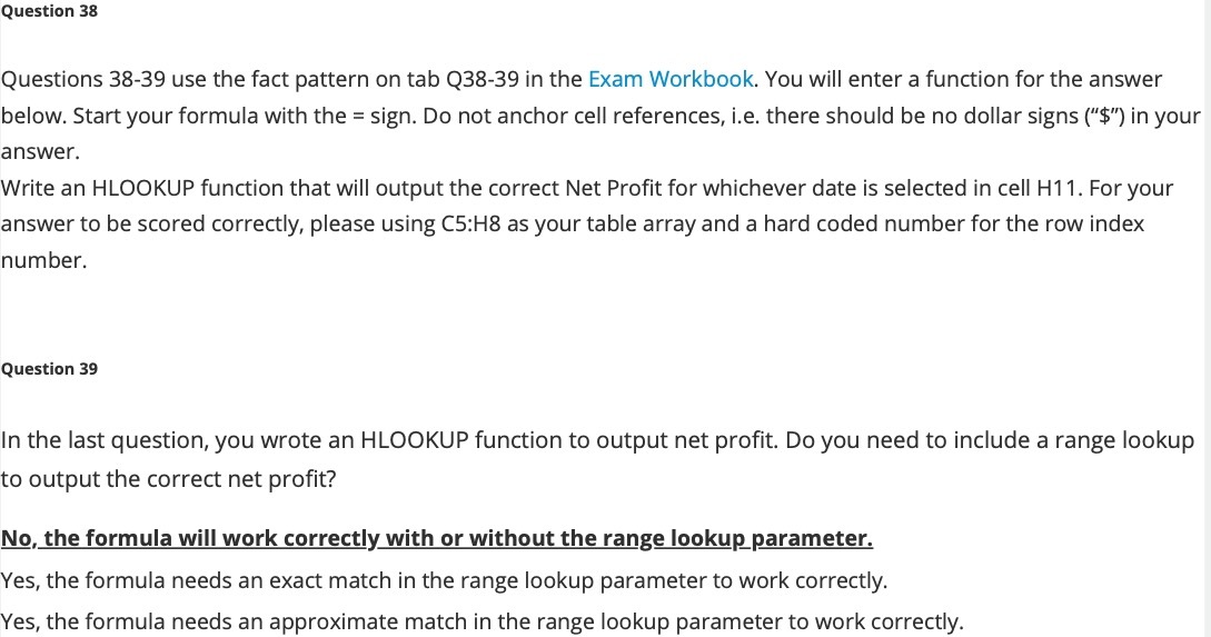 Question 33 Questions 38-39 use the fact pattern on tab 038-39