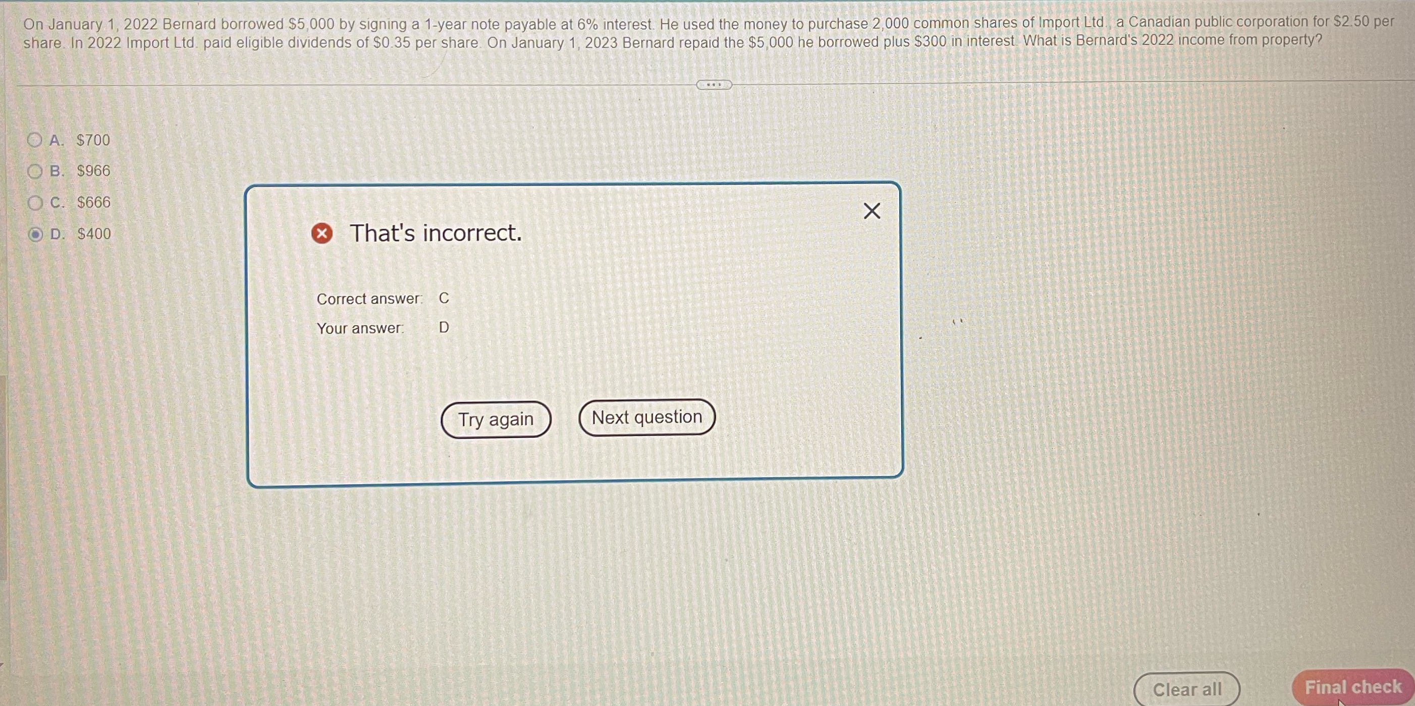 How to solve this question to get the correct answer which is