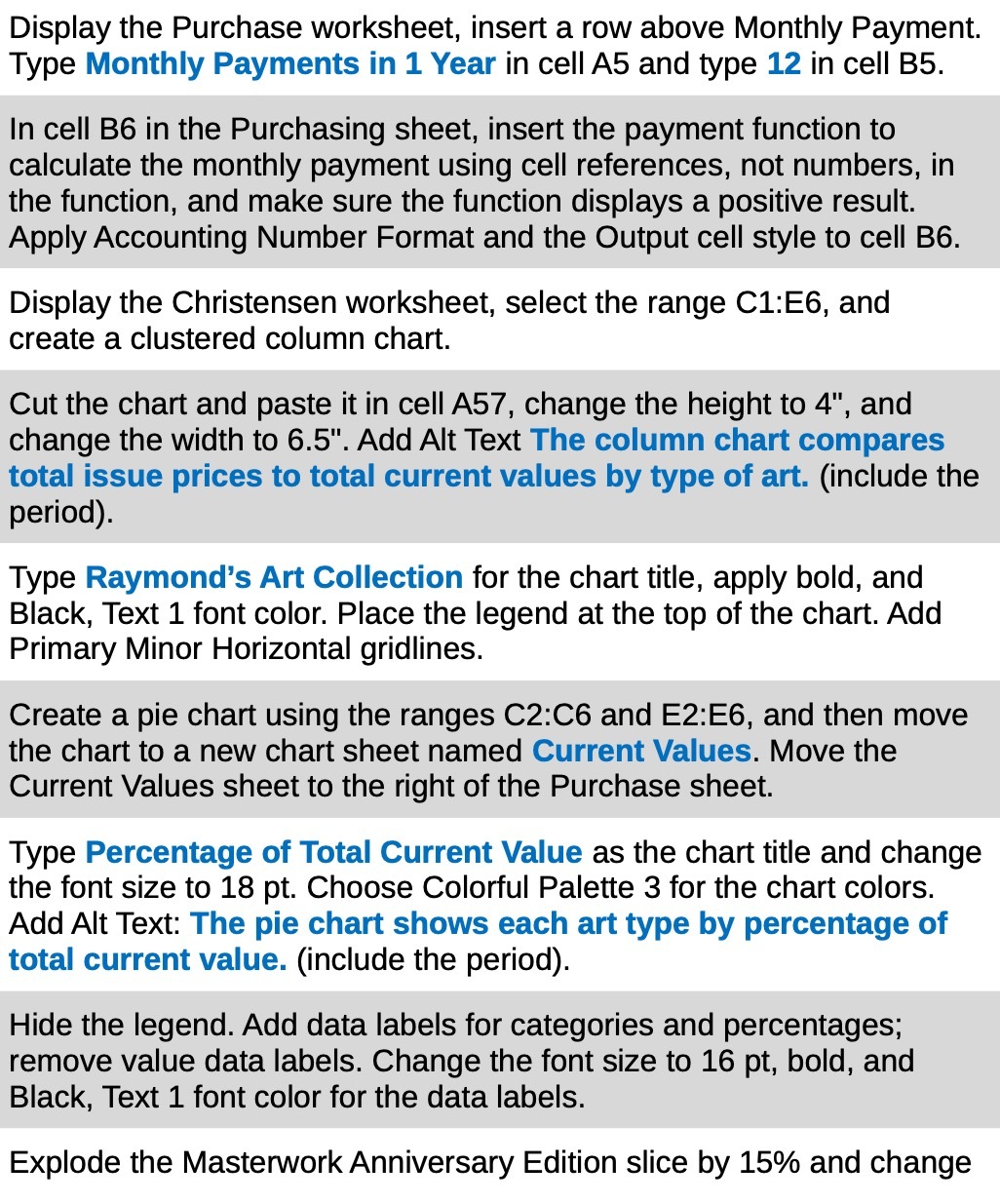 Display the Purchase worksheet, insert a row above Monthly Payment. Type