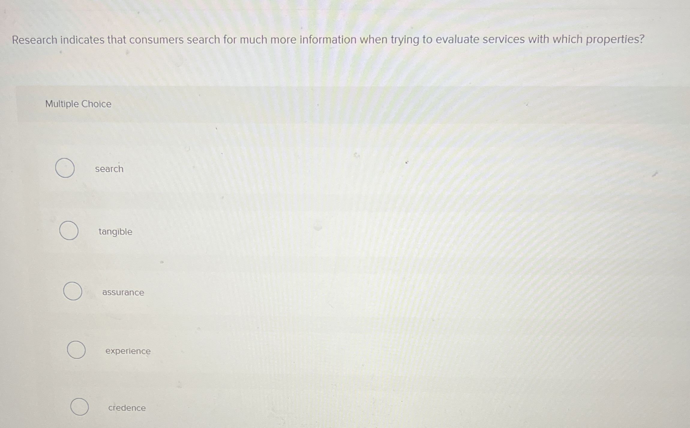  Research indicates that consumers search for much more information when trying