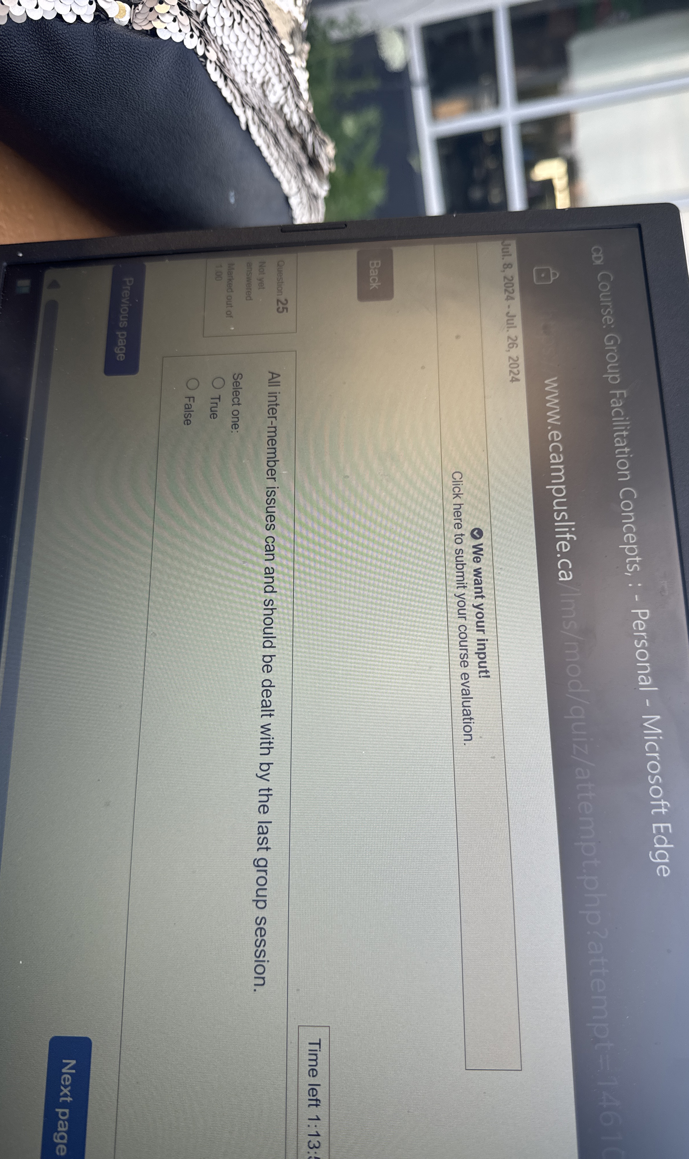  ca Course: Group Facilitation Concepts, : - Personal - Microsoft Edge