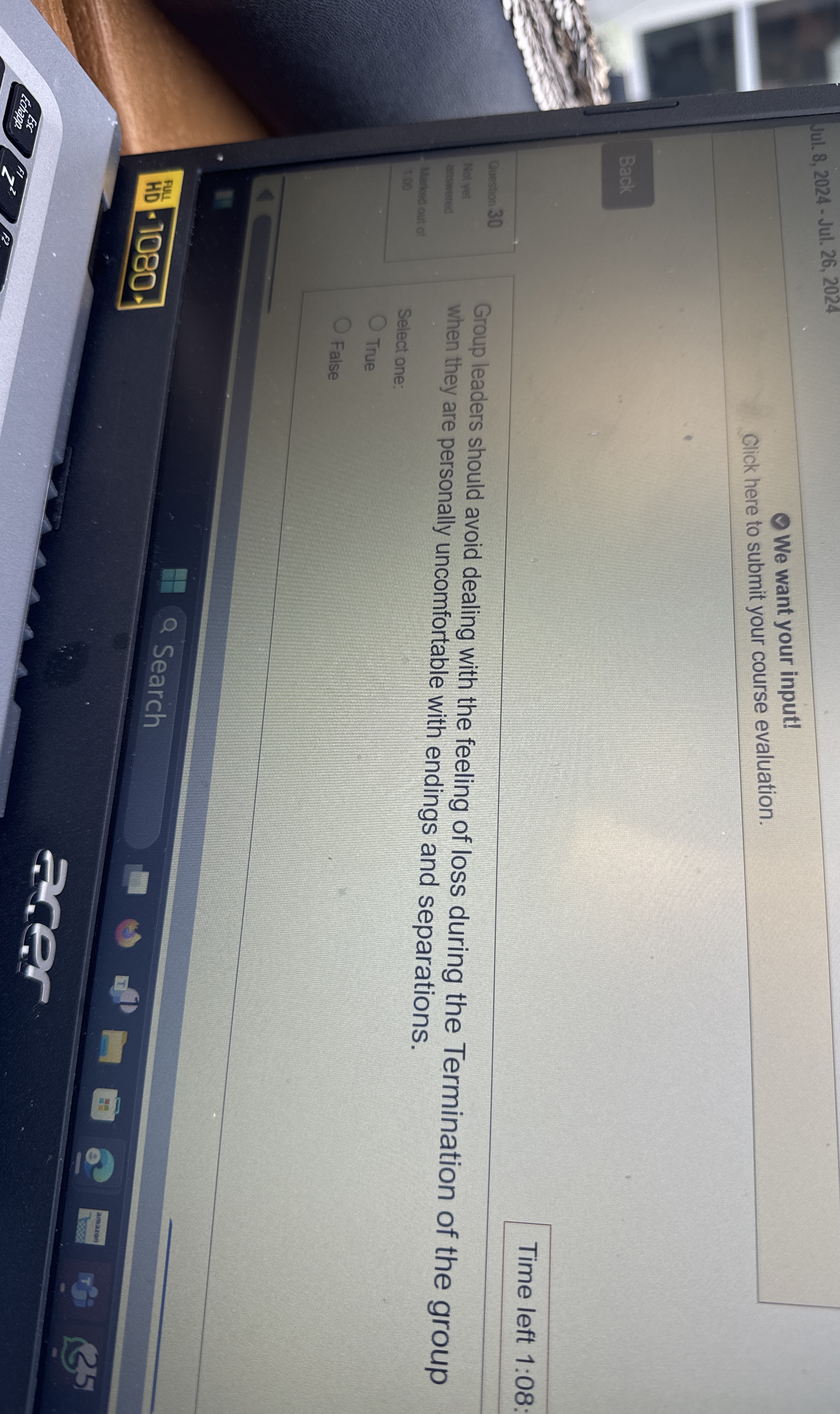  Jul. 8,2024- Jul. 26,2024 We want your input! Click here to