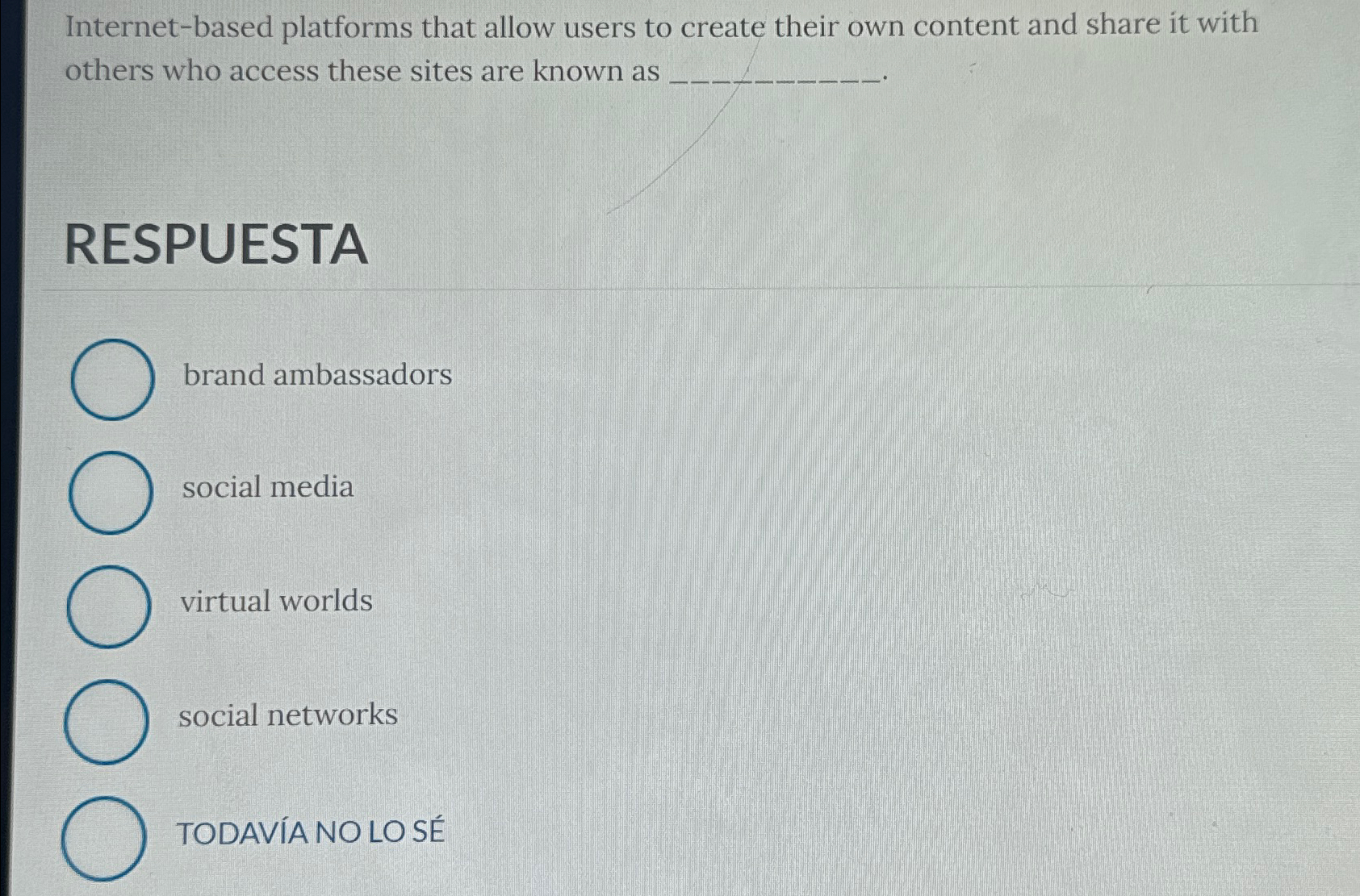  Internet-based platforms that allow users to create their own content and