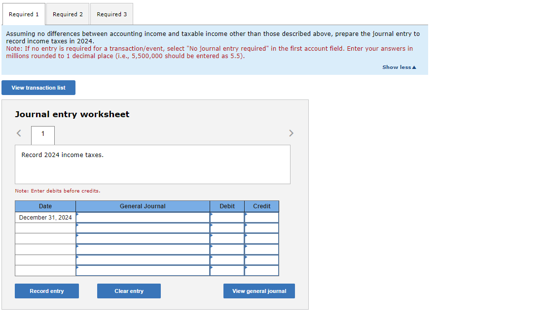 statement effects [LO16-2, 16-6] Dixon Development began operations in December 2024. When