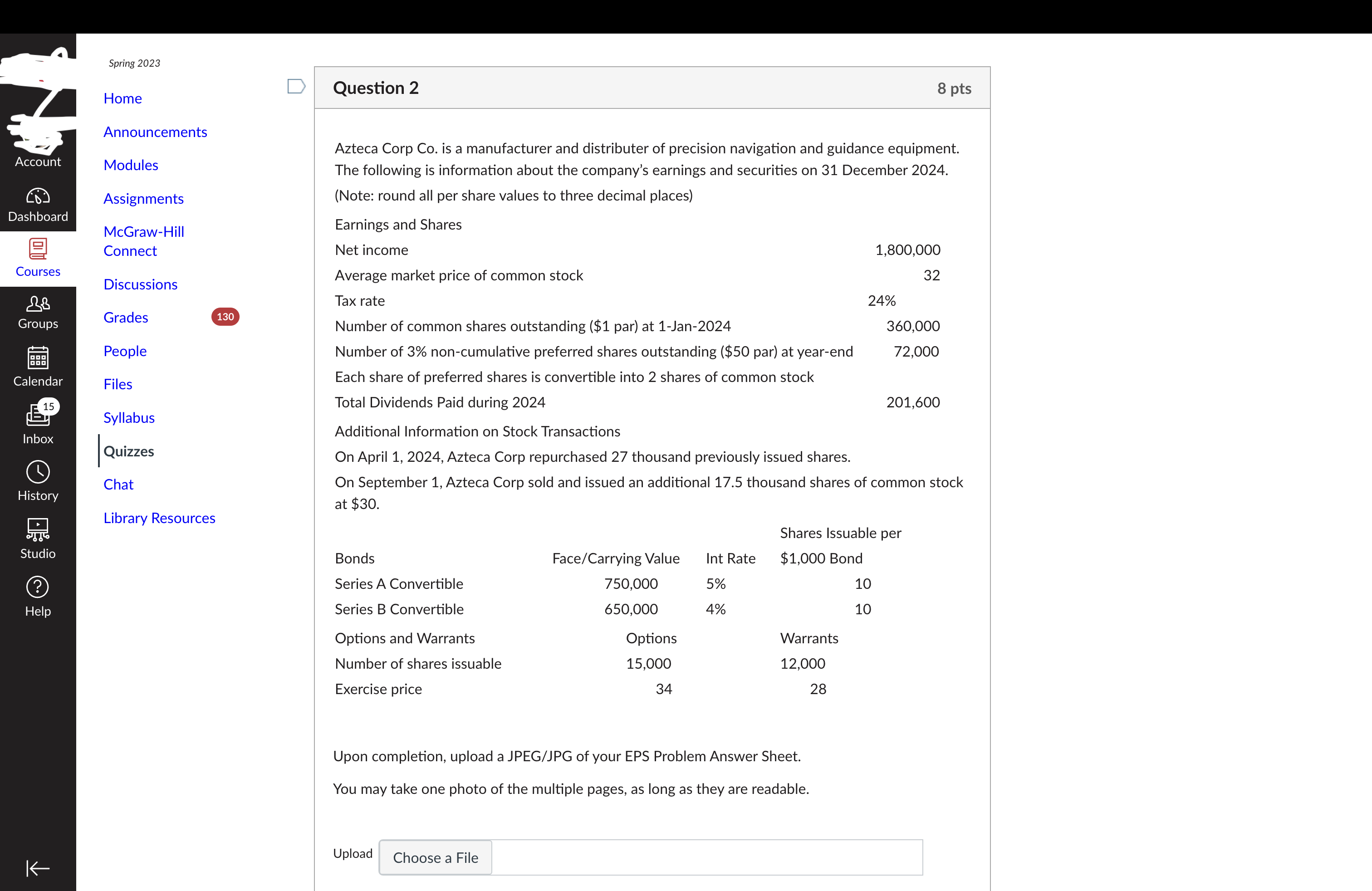 7 Spring 2023 ' n 2 8 t Home Questio p