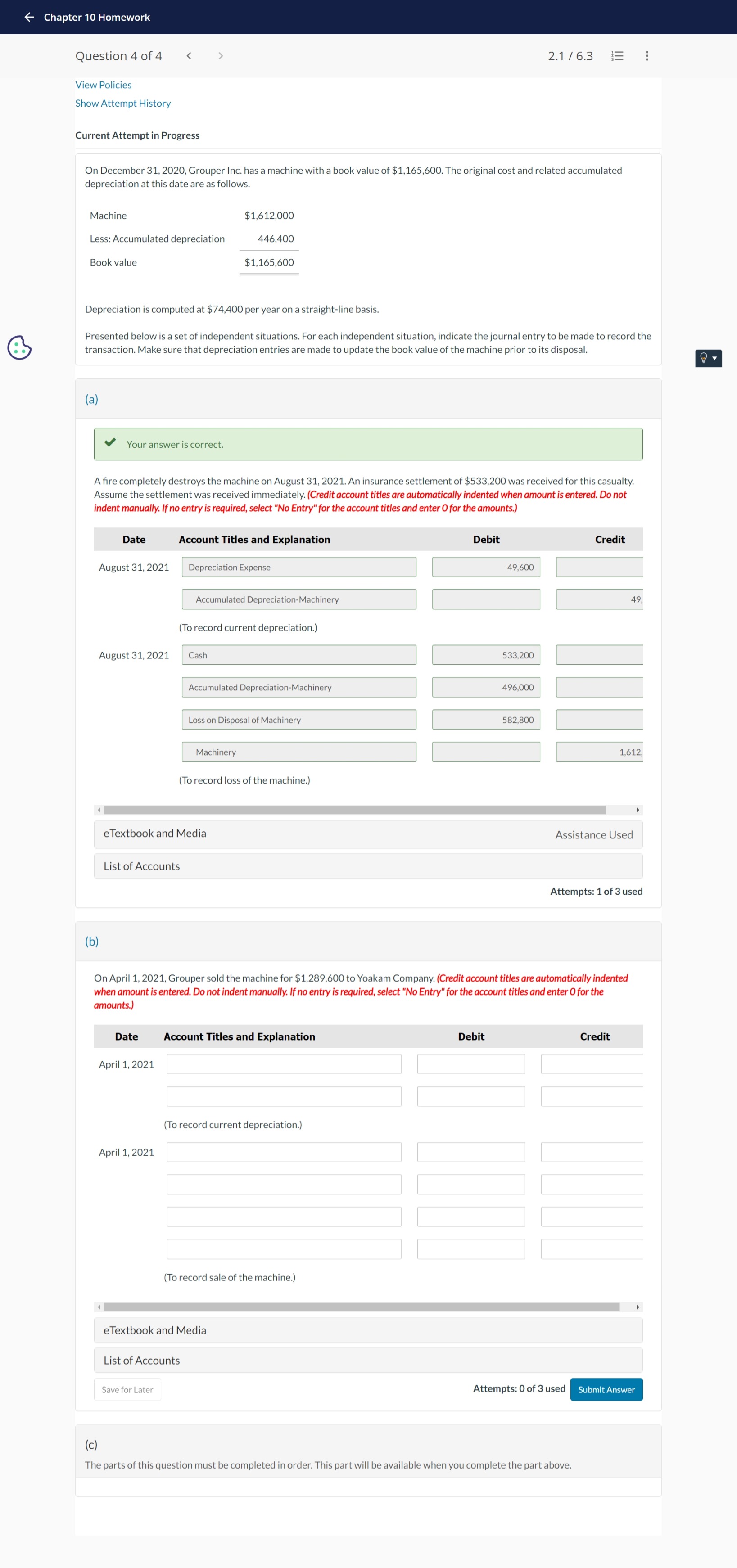construction of a combination ofce and warehouse building for its own use