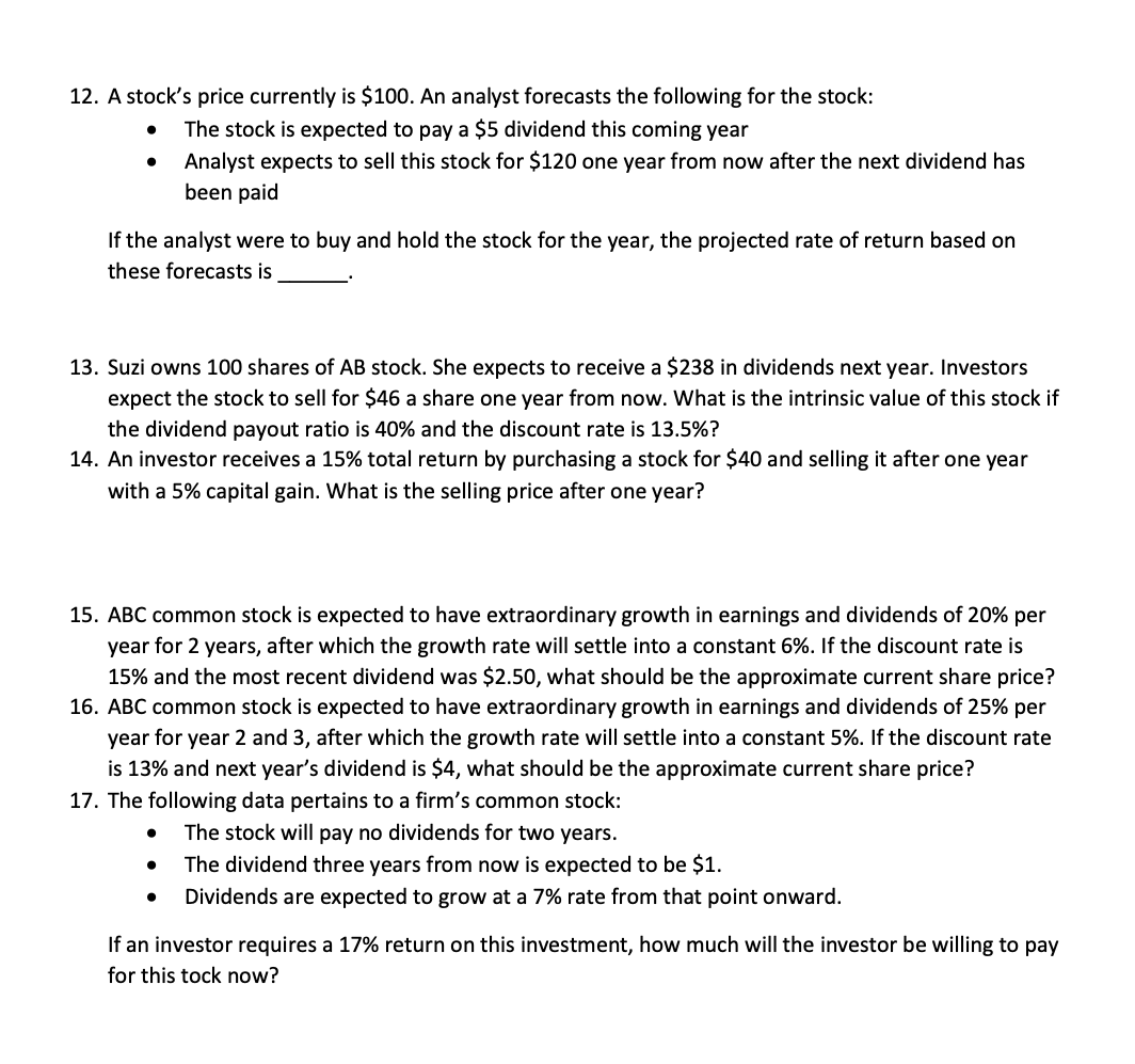 will be used. If the dividend yield for year 1 is expected