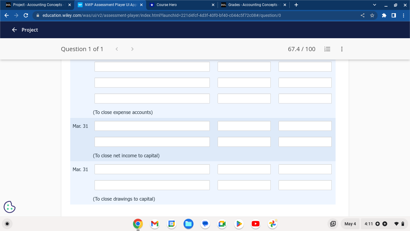 - Q&A from Onli x + X C A education.wiley.com/was/ui/v2/assessment-player/index.html?launchld=221d4fcf-4d3f-40f0-bf40-c044c5f72c08#/question/0 # -