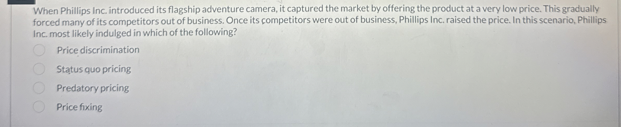  When Phillips Inc. introduced its flagship adventure camera, it captured the