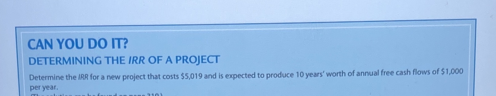 Could you solve this problem? I don't want an excel calculation. Thanks