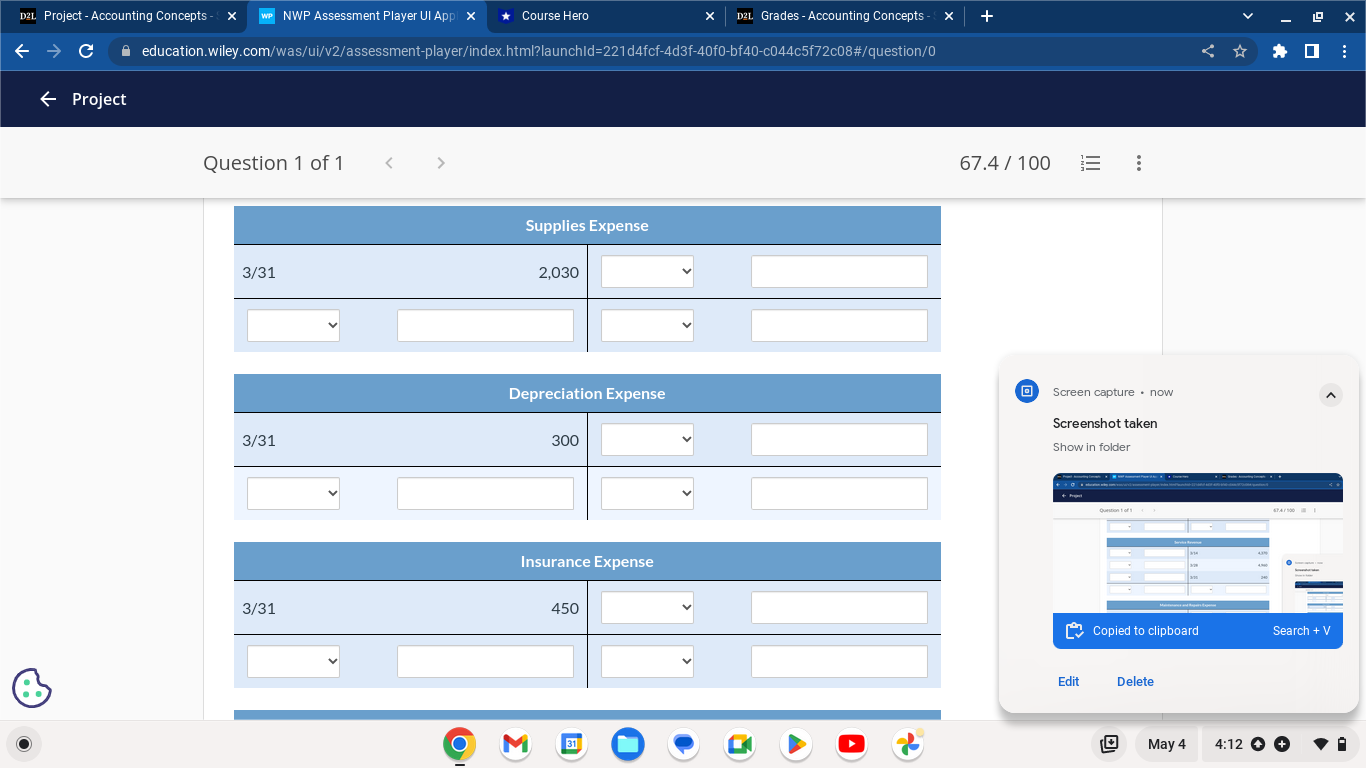 - Accounting Concepts - ( x WP NWP Assessment Player UI App|