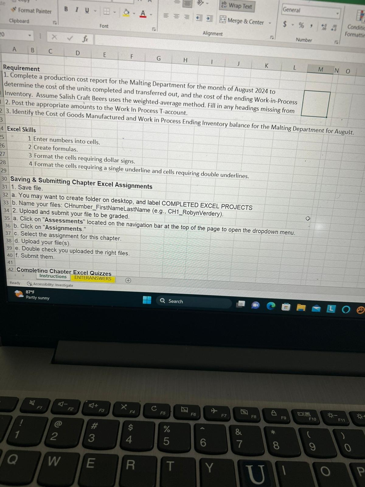 Formulas Data Review View Help Tell me what you want to do