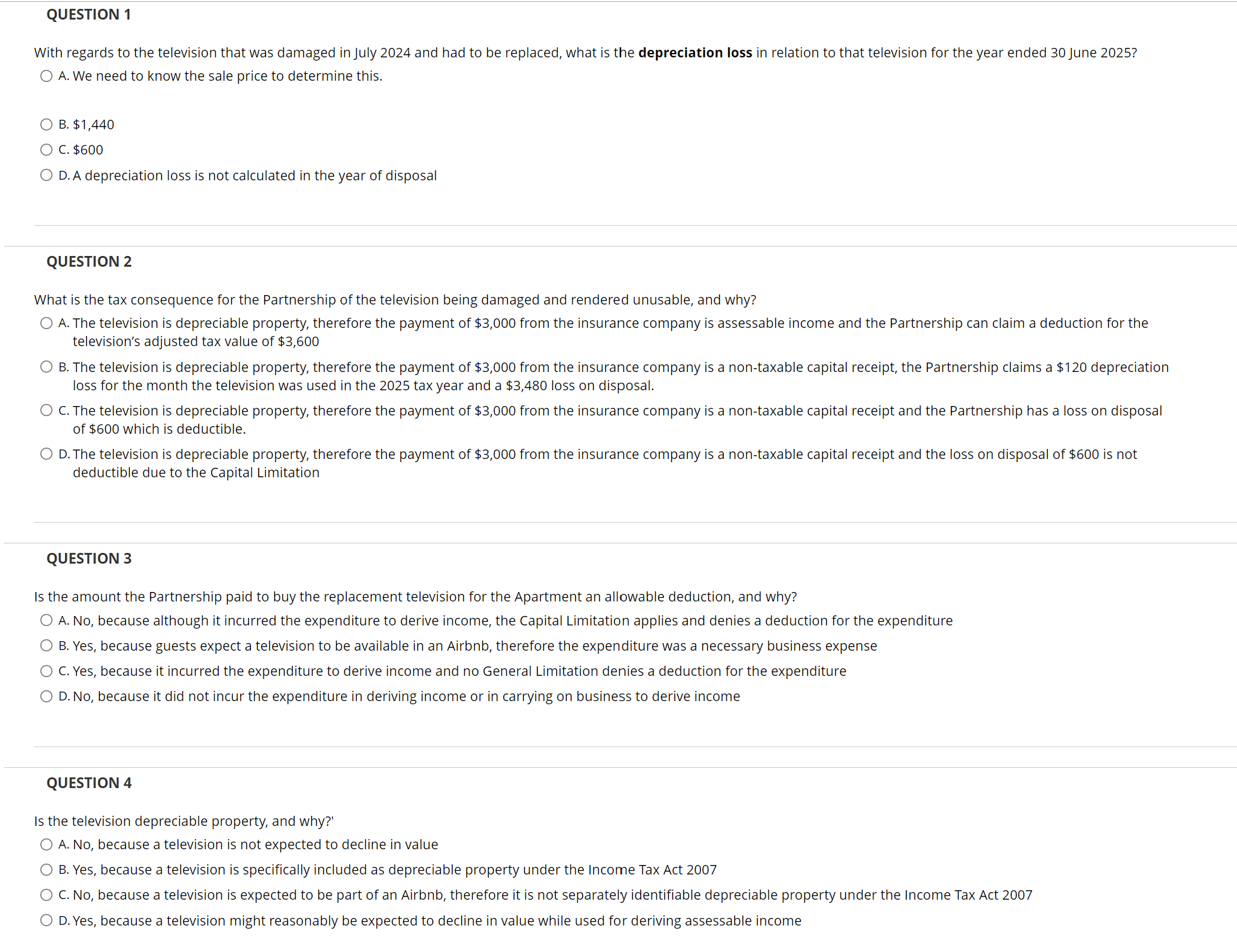 Assignment 3 It comprises 15 multi-choice questions. Please select the BEST answer