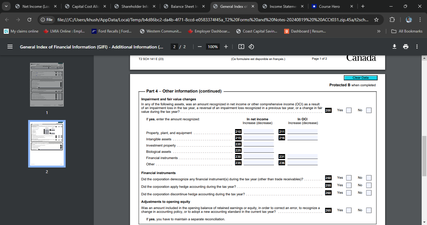 within six months after the end of the corporation's tax year. For