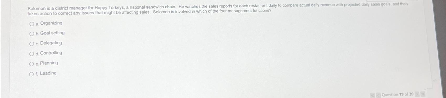  takes action to correct any issues that might be affecting sales.