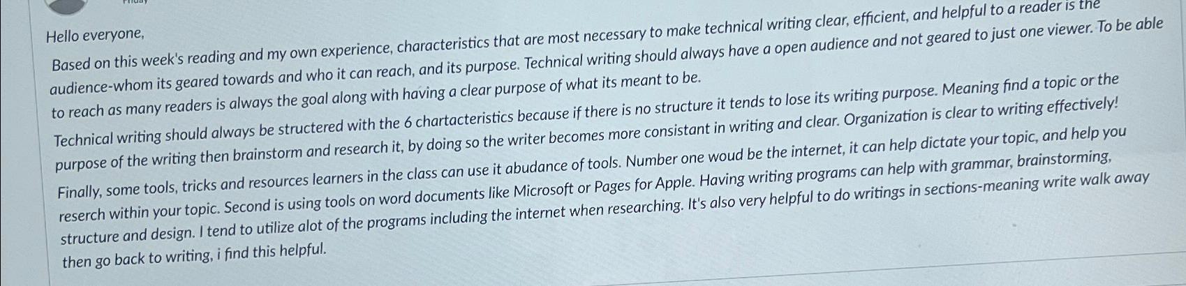  I need a reply back to this post Based on this