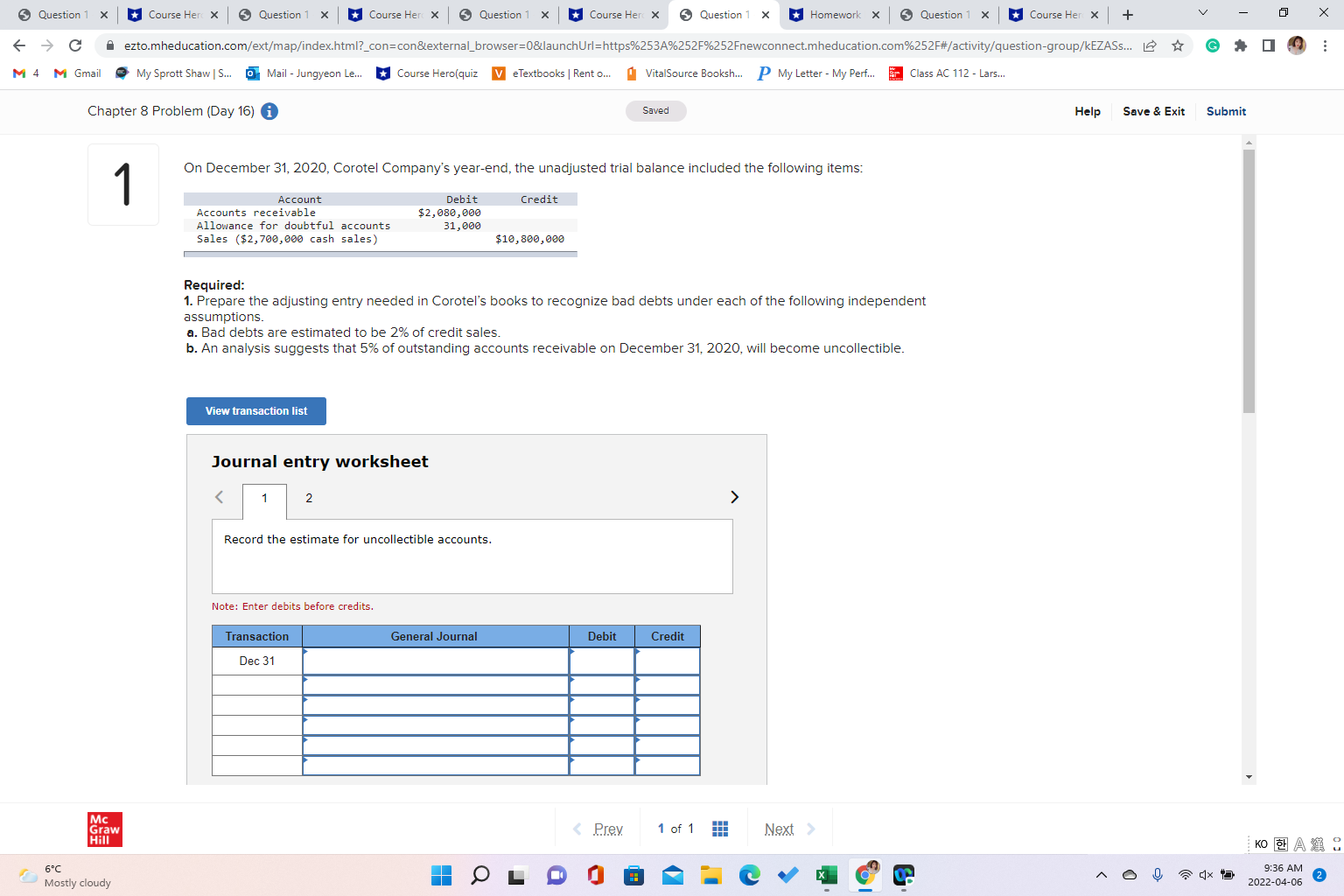 how to solve those three problems? Question 1 x Course Her X