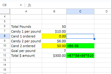 Connections Data Types Al X V fx I am buying 50 pounds