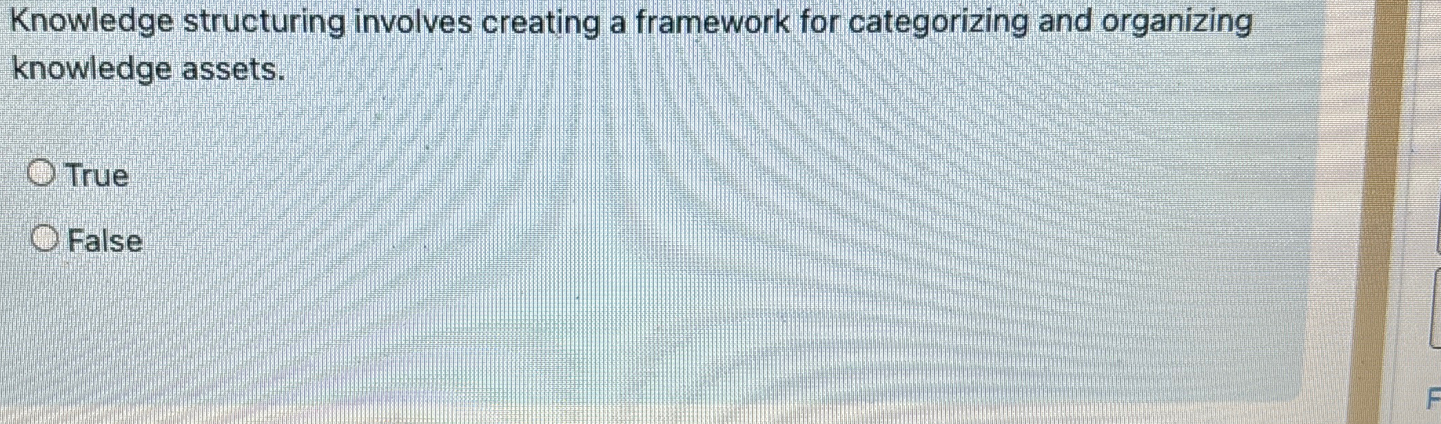  Knowledge structuring involves creating a framework for categorizing and organizing knowledge