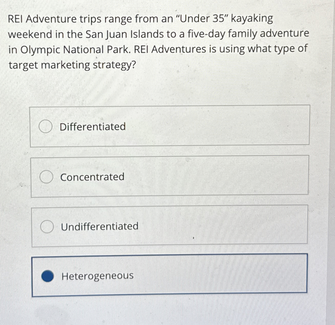  REI Adventure trips range from an "Under 35" kayaking weekend in