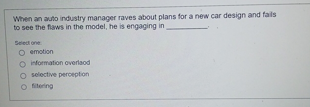 When an auto industry manager raves about plans for a new